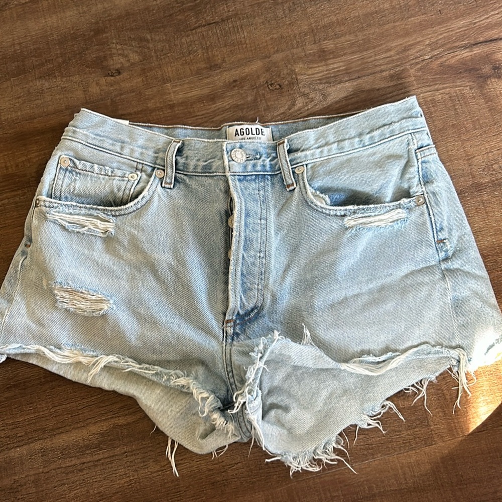 Agolde Parker shorts in SwapMeet color